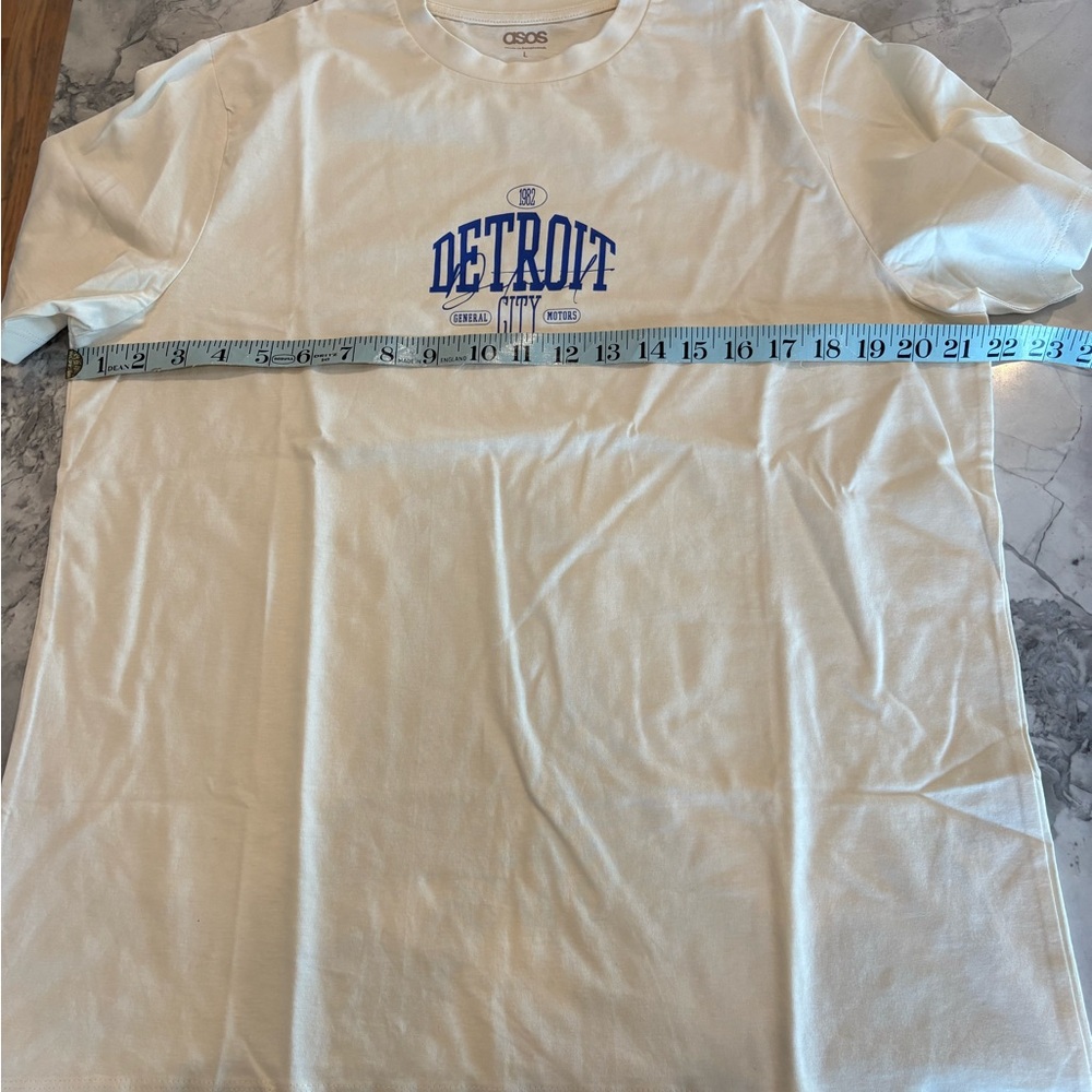 ASOS Cream Detroit City Men's T-Shirt